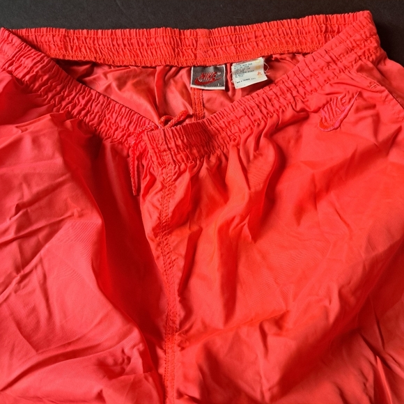 80s Nike Track Pants Adult Large Swoosh Logo Embroidered Jogging Gray Label Tag - Picture 12 of 12